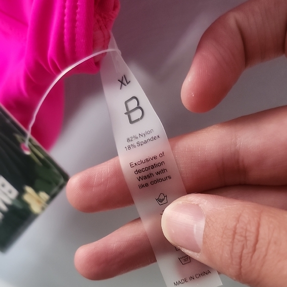 Vibrant Pink Ruched Swimsuit - Picture 3 of 6